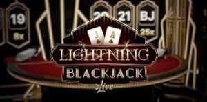 Lightning Blackjack da Evolution!